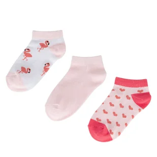 Skarpety JENNY 7KB-001-SS25 (3-PACK) Różowy - Skarpetki dla dzieci - miniaturka - grafika 1