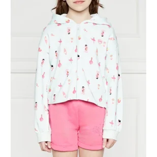 Guess Bluza HOODED | Regular Fit - Bluzy dla dziewczynek - miniaturka - grafika 1