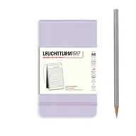 Notesy i bloczki - Notatnik Reporterski Leuchtturm1917 Pocket A6 Linie Lilac - miniaturka - grafika 1