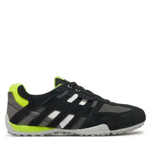 Sneakersy Geox Uomo Snake U4507A 022EK C9151 Czarny - Sneakersy męskie - miniaturka - grafika 1