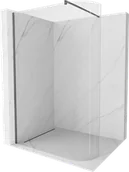 Ścianki i drzwi prysznicowe - Mexen Kioto ścianka prysznicowa zaokrąglona Walk-in 100 x 200 cm, transparent 8 mm, gun metal - 800-100-101-95-06 - miniaturka - grafika 1