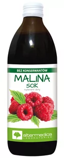 Alter Medica Malina Sok 500 ml - Przeziębienie i grypa - miniaturka - grafika 1