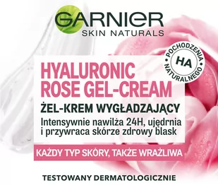 Garnier Hyaluronic Rose krem wygładzający 50ml - Kremy do twarzy - miniaturka - grafika 2
