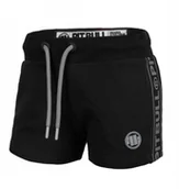 Odzież taktyczna i umundurowanie - Szorty damskie PITBULL French Terry 330 Gloria - Czarne - miniaturka - grafika 1