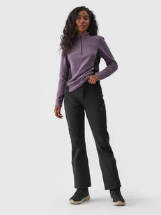 4F Spodnie narciarskie softshellowe membrana 10000 damskie - czarne XS - Spodnie narciarskie 4F Spodnie narciarskie softshellowe membrana 10000 damskie - czarne XS - Spodnie narciarskie - miniaturka - grafika 1