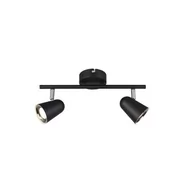 Lampy sufitowe - RL TOULOUSE Czarny mat LED SMD 2x3W 3000K Spot R82122132 - miniaturka - grafika 1