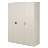 Szafy - Szafa trzydrzwiowa Moonir z dwoma drążkami 150 cm Szary beż - miniaturka - grafika 1