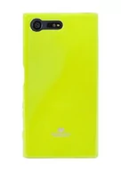 Etui i futerały do telefonów - MERCURY JELLY Sony Xperia X Compact limonkowy - miniaturka - grafika 1