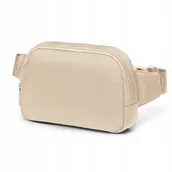 Nerki - PUCCINI Nerka Biodrowa Saszetka Torebka Biodrówka Beżowa TM254-6A - miniaturka - grafika 1