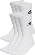 Skarpety termoaktywne - Skarpety adidas Cushioned Sportswear Crew Socks 6 Par białe HT3453 43-45 - miniaturka - grafika 1