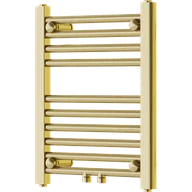 Grzejniki łazienkowe - Mexen Mars grzejnik łazienkowy 500 x 400 mm, 141 W, złoty - W110-0500-400-00-50 - miniaturka - grafika 1