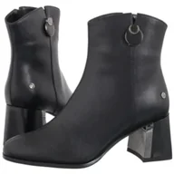 Botki damskie - Botki Czarne K7203-01/00-8 (MA1446-a) Maciejka - miniaturka - grafika 1