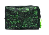 Piórniki - Thumbs Up 5056563715788 piórnik Miękki piórnik Tkanina Czarny, Zielony - miniaturka - grafika 1