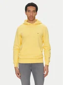 Bluzy męskie - Tommy Hilfiger Bluza Essential MW0MW37235 Żółty Regular Fit - miniaturka - grafika 1