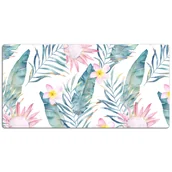 Podkładki na biurko - Duża mata na biurko Kwitnące kwiaty 120x60 cm - miniaturka - grafika 1