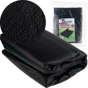 CZARNA AGROWŁÓKNINA ANTYCHWASTOWA 70G AGROTKANINA GRUBA 2x10m 20m2 UV - Agrowłókniny - miniaturka - grafika 1