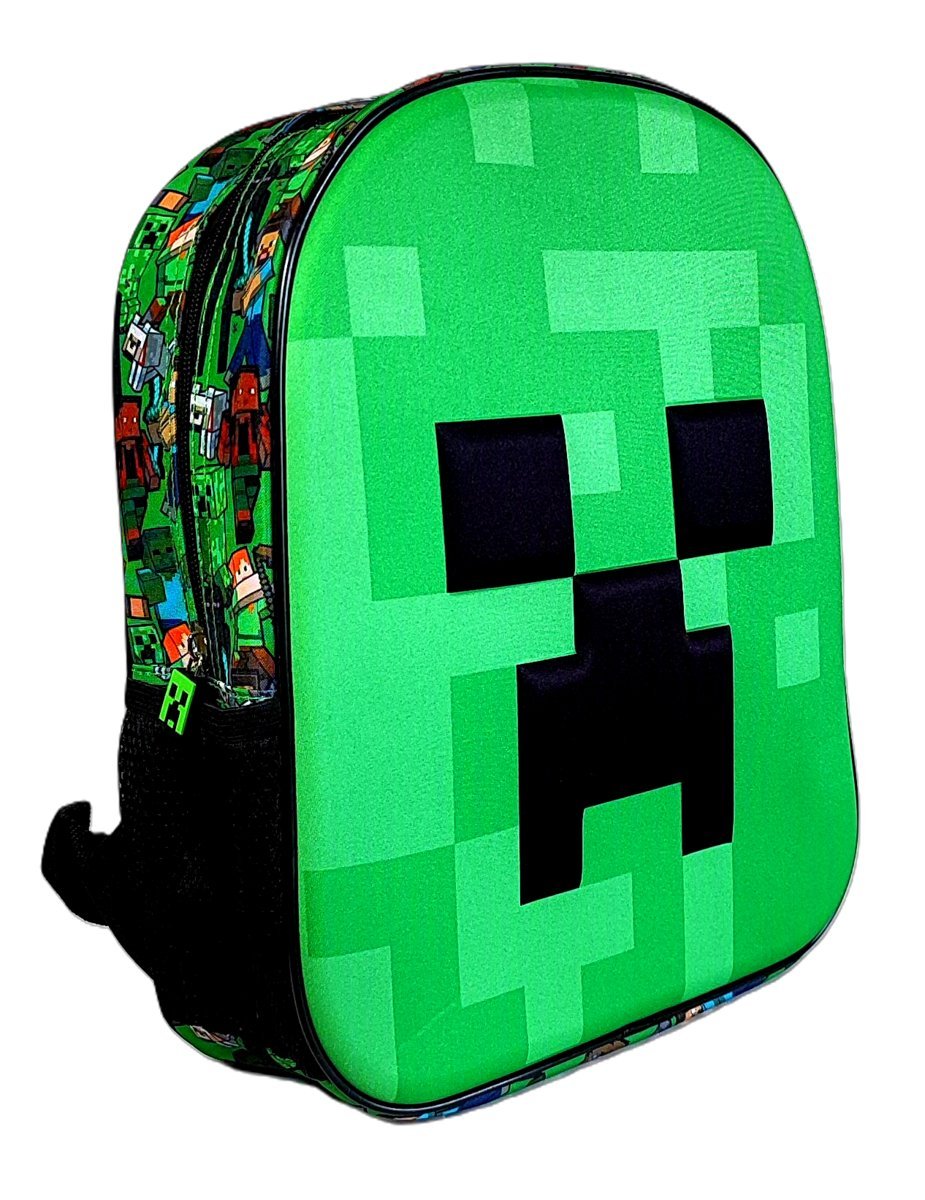 Plecak 3D przedszkolny - Minecraft Face 30 x 25 x 9 cm