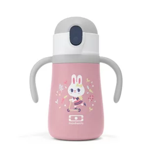 Monbento Monbento Stram Bunny 0,36 L Różowa Butelka Termiczna Ze Stali Nierdzewnej - Termosy - miniaturka - grafika 1