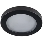 Oprawy, klosze i abażury - Kanlux Oprawa punktowa FLINI IP44 DSO-B czarna okrągła bez oprawki 33122 33122 - miniaturka - grafika 1