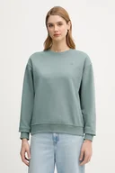 Bluzy damskie - Calvin Klein Jeans bluza damska kolor turkusowy gładka LV047B236G - miniaturka - grafika 1