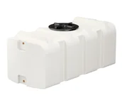 Beczki - Zbiornik plastikowy 500 l SK biały wym. 157 x 66 x 61 cm (gwint dolny i górny mosiężny 3/4 cala) - miniaturka - grafika 1