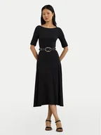 Sukienki - LAUREN RALPH LAUREN Sukienka codzienna 200973599001 Czarny Slim Fit - miniaturka - grafika 1