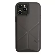 Etui i futerały do telefonów - UNIQ etui Transforma iPhone 12/12 Pro 6,1" szary/charcoal grey - miniaturka - grafika 1