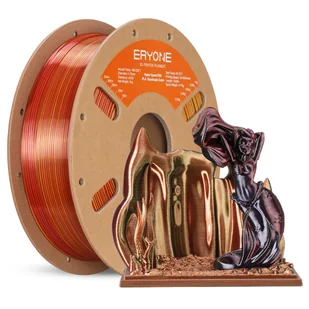 ERYONE High Speed Four-color Silk PLA Filament 1kg - Metallic Frenzy Black - Filamenty i akcesoria do drukarek 3D - miniaturka - grafika 1