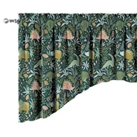 Firany - Lambrekin Łuk, Dinozaury Na Zielonym Tle, 200 × 75+5 Cm Grzywka, Magic Collection - miniaturka - grafika 1