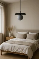 Lampy sufitowe - Lampa wisząca nowoczesna DOTTA z kloszem kulistym szklanym - miniaturka - grafika 1