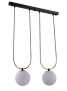 Lampy sufitowe - Amplex Balos lampa wisząca 2-punktowa 0408ax - miniaturka - grafika 1