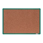 Tablice i flipcharty - boardOK Tablica korkowa boardOK, 60x90 cm, zielona aluminiowa rama VOK060090-3400 - miniaturka - grafika 1