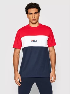 Koszulki męskie - Fila T-Shirt Anoki 688468 Granatowy Regular Fit - grafika 1