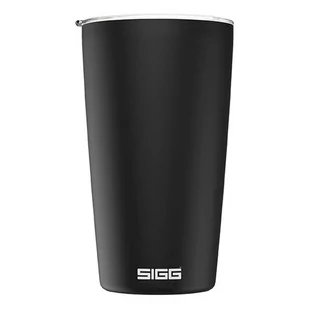 Sigg Kubek ceramiczny termiczny Sigg NESO CUP 400 ml (czarny) Creme Black 8972.80 - Kubki termiczne - miniaturka - grafika 1