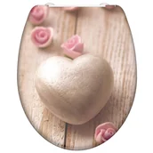 Deski sedesowe - SCHÜTTE Deska sedesowa wolnoopadająca ROMANTIC, duroplast z nadrukiem - miniaturka - grafika 1