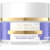 Kremy do twarzy - Eveline Cosmetics - Retinol & Nicynamid - Skoncentrowany krem multiodżywczy 70+ Na dzień - SPF20 - 50 ml - miniaturka - grafika 1