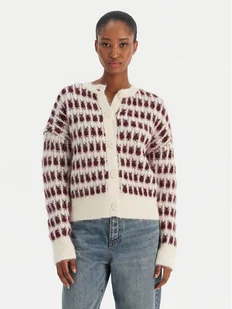 Vero Moda Kardigan Lisa 10336622 Beżowy Regular Fit - Swetry damskie - miniaturka - grafika 1