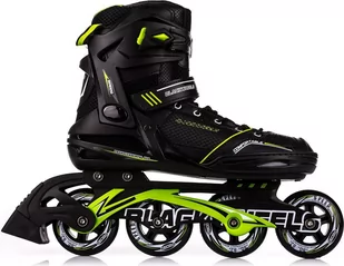 Blackwheels, Rolki Slalom, czarno-zielony, rozmiar 45 - Rolki - miniaturka - grafika 1