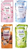 Mydła - Zestaw Linda Kremowe Mydło Do Rąk W Płynie 4 X 1 L - miniaturka - grafika 1