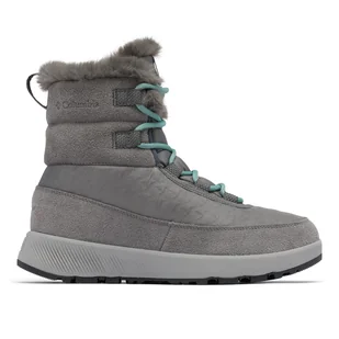 Damskie Buty zimowe COLUMBIA SLOPESIDE PEAK LUXE 1979551023 – Szary - Półbuty damskie - miniaturka - grafika 1