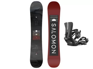 Deska Salomon Pulse + wiązania Rhythm Black 2023 - Deski snowboardowe - miniaturka - grafika 1