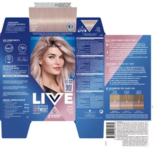 Schwarzkopf Live Gel - Farba do włosów 104 L+T Cool Lilac - Farby do włosów i szampony koloryzujące - miniaturka - grafika 2
