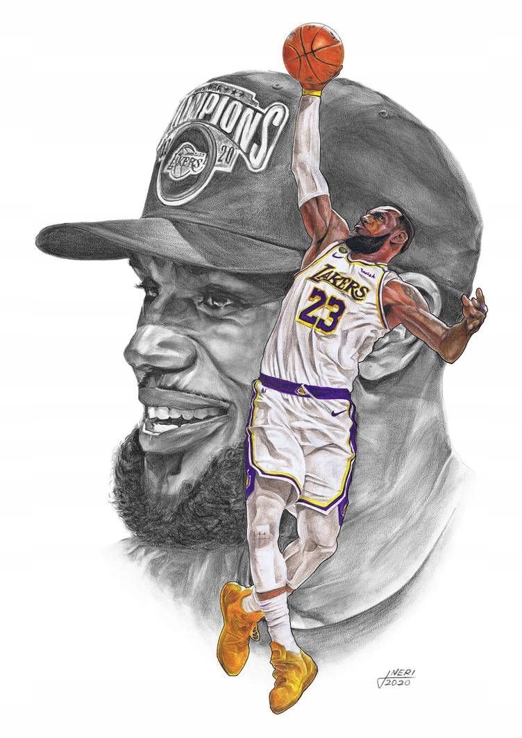 PODKŁADKA POD MYSZ Nadruk 22x18 cm LeBron James Los Angeles Lakers Prezent
