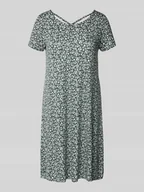 Sukienki - Sukienka mini rozkloszowana ze wzorem na całej powierzchni model ‘BERA’ - miniaturka - grafika 1