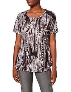 ODLO damskie BL Top Crew Neck S/S jasne Print Shirt, wielokolorowa, m 350421 - Koszulki i topy damskie - miniaturka - grafika 1