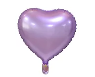Balony i akcesoria - GoDAN Balon foliowy 18" Serce liliowe, matowe BFOL/4102-5 - miniaturka - grafika 1