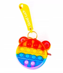 Breloczek Portfel Pop It Saszetka Różne Kolory - Zabawki sensoryczne - miniaturka - grafika 1