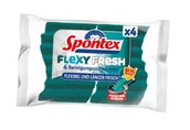 Ściereczki, gąbki, czyściki - Spontex Flexy Fresh gąbka Zielony 4 szt. - miniaturka - grafika 1