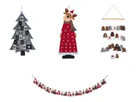 Ozdoby bożonarodzeniowe - LIVARNO home Kalendarz adwentowy filcowy - miniaturka - grafika 1