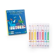 Przybory szkolne - MOULIN ROTY Zestaw dwustronnych mazaków ze stempelkami - miniaturka - grafika 1